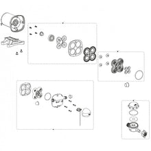 Carica l&#39;immagine nel visualizzatore di Gallery, Kit Ricambi Originali Pompa Aqua 8F 13L e F 13L
