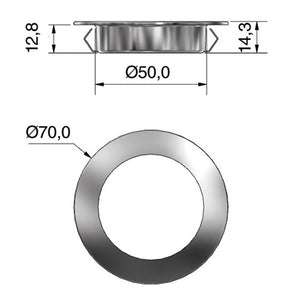 Faretto fisso ad incasso mod. 1031 12V