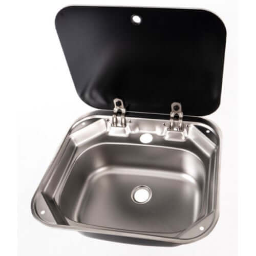 Lavello in acciaio con coperchio Carbest