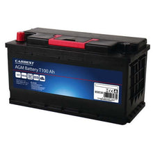 Carica l&#39;immagine nel visualizzatore di Gallery,  Batteria AGM per camper - Power Line Carbest 100 Ah bassa
