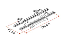 Carica l&#39;immagine nel visualizzatore di Gallery, Canalina portabici Fiamma Kit Upgrade E-Bike terminali neri
