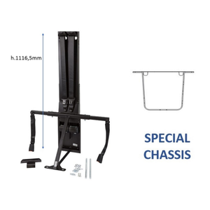 Kit cinture Fiat Ducato Special Puntone Dritto per sicurezza seggiolino van camperizzato misure