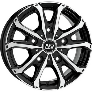 Cerchio in lega MSW 48VAN - Ford Transit Gloss black