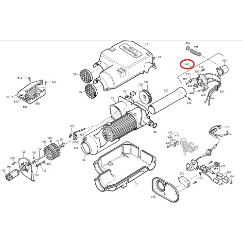 Bruciatore E2400 - 30/50 mbar - Truma