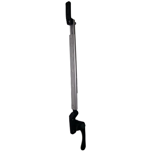 Braccetti per finestre Plastoform con pulsante nero