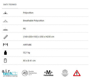 Tenda laterale per van Advantourer A.I.R. TECH Brunner