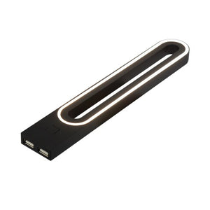 Plafoniera a led da camper con 2 porte usb
