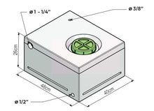 Carica l&#39;immagine nel visualizzatore di Gallery, Serbatoio acque chiare con tappo per camper
