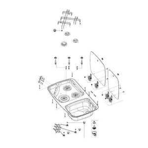Ricambi per piano cottura Dometic Mod. MO7103