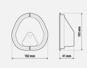 Kit serratura aggiuntiva per porte veicoli commerciali Vigilant Lampa