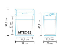 Carica l&#39;immagine nel visualizzatore di Gallery, Frigorifero portatile termoelettrico Mestic MTEC-25 AC/DC / MTEC-28
