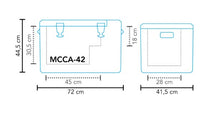 Carica l&#39;immagine nel visualizzatore di Gallery, Frigorifero portatile 12V multifunzione Mestic MCCA-42 AC/DC
