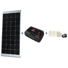 Carica l&#39;immagine nel visualizzatore di Gallery, Kit completo pannello solare NDS SolEnergy 100WP Slim con SCE360
