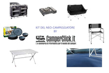 Carica l&#39;immagine nel visualizzatore di Gallery, Kit del neo-campeggiatore - by CamperClick
