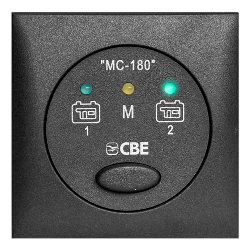 MC-180 pannello di comando per Battery Duo-System 180 per camper grigio