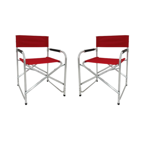 Coppia Sedie Da Campeggio Unisex Studio – Leggere, Pieghevoli E Resistenti Con Telaio In Metallo – Perfette Per Campeggio, Picnic E Spiaggia