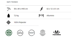 Scheda tecnica Armadio multifunzione Brunner Azabache LS Cross Square