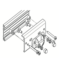 Carica l&#39;immagine nel visualizzatore di Gallery, Adattatore Thule Bike Rack per Dethleffs/Carado/Sunlight
