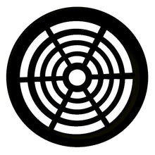 Carica l&#39;immagine nel visualizzatore di Gallery, Aeratore tondo nero per sistema aerazione van e minivan
