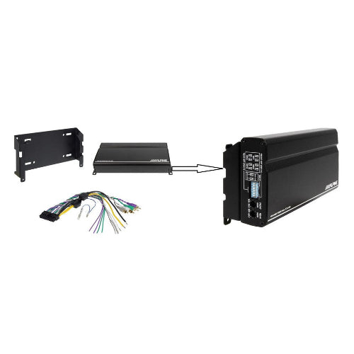 Amplificatore Alpine KTA-450 4 canali power pack compatto