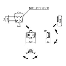 Carica l'immagine nel visualizzatore di Gallery, Base orientabile per TV e tablet uso esterno
