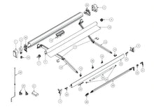 Carica l&#39;immagine nel visualizzatore di Gallery, Ricambi per Tendalino da Camper Dometic PerfectWall PW 1100 Montaggio a Parete

