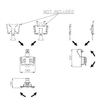Carica l'immagine nel visualizzatore di Gallery,  Gancio amovibile per TV e tablet resistente alle intemperie
