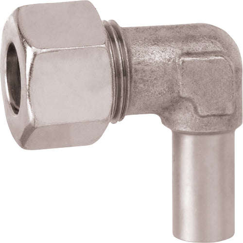 Raccordo gomito a compressione regolabile GOK 10x10 mm zincato