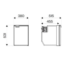 Carica l&#39;immagine nel visualizzatore di Gallery, Installazione frigorifero Cruise con sistema Easy Fix in camper
