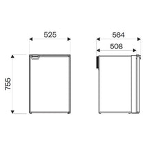 Carica l&#39;immagine nel visualizzatore di Gallery, Installazione frigorifero Cruise 130L con sistema Easy Fix
