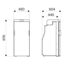 Carica l&#39;immagine nel visualizzatore di Gallery, Installazione frigorifero Slim con sistema Easy-Fix

