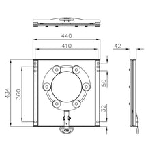 Carica l&#39;immagine nel visualizzatore di Gallery, Installazione piastra su Ducato moderno
