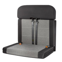 Carica l&#39;immagine nel visualizzatore di Gallery, Kit cuscineria dinette convertible nero/melange per Fiat Ducato
