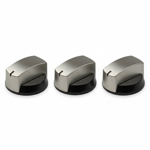  Kit 3 manopole gas Dometic per camper cromo nero