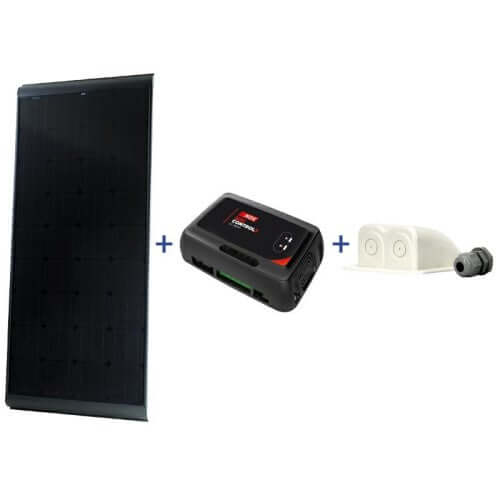 Kit pannello solare BLACKSOLAR NDS 115W con SCE360B