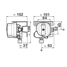 Carica l'immagine nel visualizzatore di Gallery, Regolatore gas camper e caravan Monocontrol CS Truma
