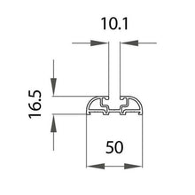 Carica l'immagine nel visualizzatore di Gallery, Profilo alluminio multifunzione per gavoni e TV in minivan

