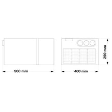 Carica l&#39;immagine nel visualizzatore di Gallery, Schema di montaggio climatizzatore Truma Saphir Compact per installazione in gavone camper
