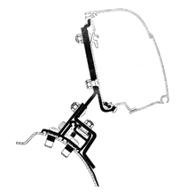 Carica l'immagine nel visualizzatore di Gallery, Set staffe Thule per tendalino van Omnistor 4200 compatibile Fiat Scudo 2016-2022 PSA Minivan Citroen Spacetourer Peugeot Traveller Opel Vivaro
