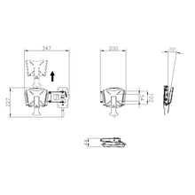 Carica l'immagine nel visualizzatore di Gallery, Supporto TV con braccio mini e sistema auto lock
