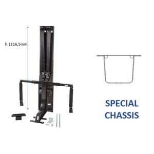 Kit attacco cinture Fiat Ducato Special Predisposizione Combi per fissaggio rapido seggiolini misure