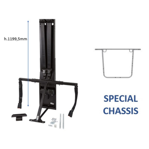 Kit cinture Fiat Ducato Special Puntone Dritto per sicurezza seggiolino van camperizzato misure