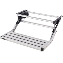 Carica l&#39;immagine nel visualizzatore di Gallery, Thule Single Step 12V 500 Compact, gradino motorizzato compatto in alluminio per camper
