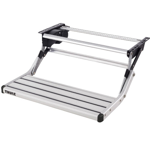 Thule Single Step 12V 500 Compact, gradino motorizzato compatto in alluminio per camper