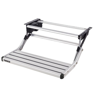 Thule Single Step 12V modello 550 mm, gradino motorizzato in alluminio anodizzato per camper
