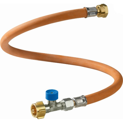 Tubo gas alta pressione GOK 45 cm con valvola security attacco G12