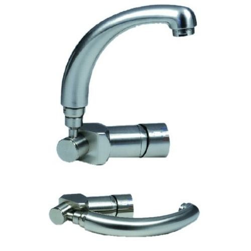 Miscelatore abbattibile monoleva per camper