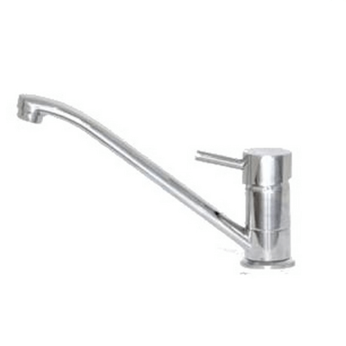 Miscelatore monoleva a canna 22cm per camper