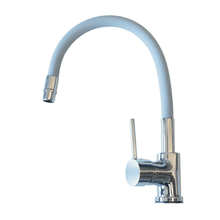 Carica l&#39;immagine nel visualizzatore di Gallery, Miscelatore monoleva con canna flessibile e orientabile per camper
