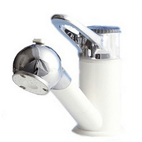 Miscelatore automatico estraibile monoleva per camper